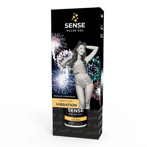 COQUETTE CHIC DESIRE - eper ízű prémium vibrációs zselé 15ml