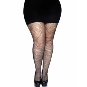 LEG AVENUE - HÁTVARRÁS HARISNYA FEKETE PLUSZ SIZE
