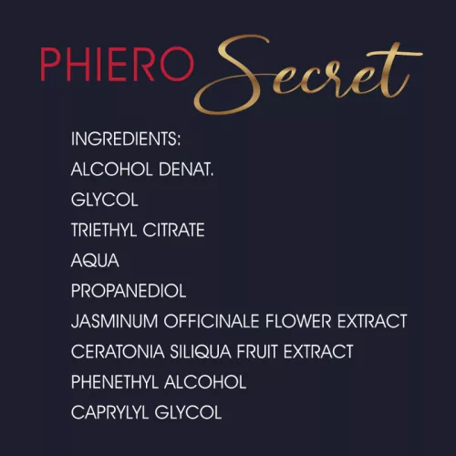 500 KOZMETIKA - PHIERO SECRET TERMÉSZETES SZAGTALAN KOMBINÁCIÓ NŐI NEMI HORMONOK 15 ML