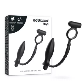ADDICTED TOYS - ANÁLIS DUGÓ VIBRÁCIÓS GYŰRŰVEL