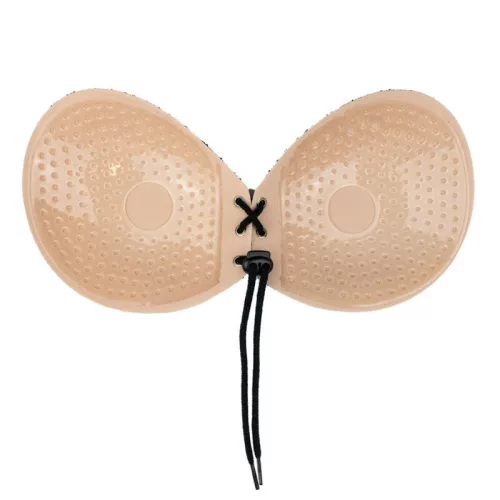 BYE-BRA – ragasztós, hímzett D kosaras melltartó