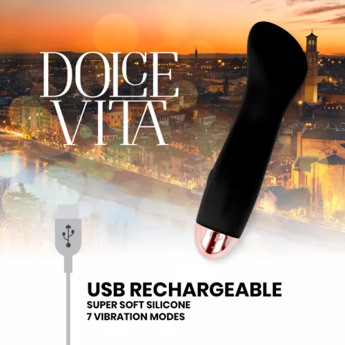 DOLCE VITA – újratölthető vibrátor, 7 sebességes élmény