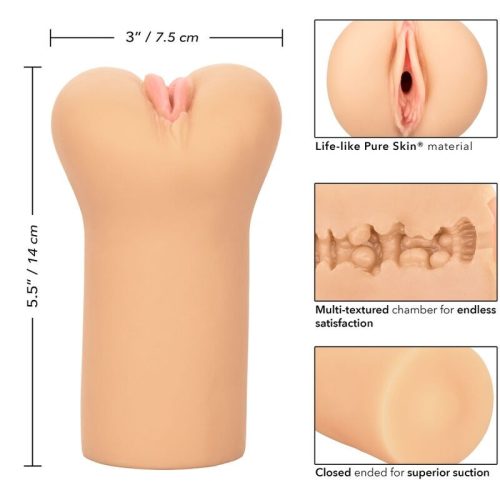 CALEXOTICS - HATÁRTALAN VULVA STROKER VILÁGOS BŐR