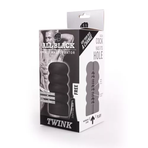 ALL BLACK - MASZTURBÁTOR TWINK