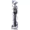 ALL BLACK – 27 cm hosszú szilikon anális duózár rendszer