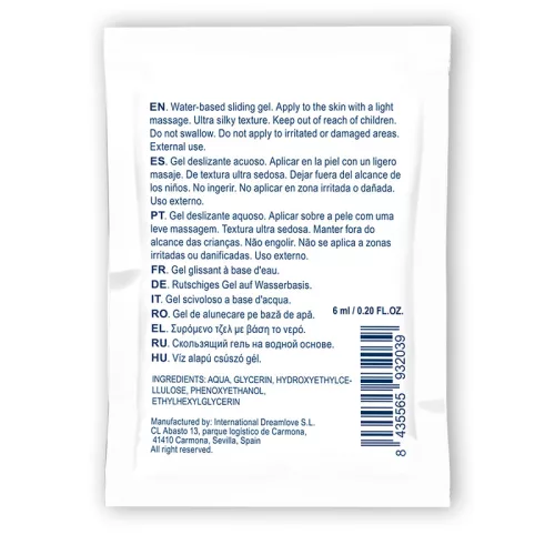 WATERFEEL - SEMLEGES VÍZALAPÚ CSÚSZÓ GÉL 6 ML