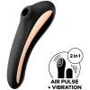 Dual Kiss Satisfyer Csiklóstimulátor Fekete