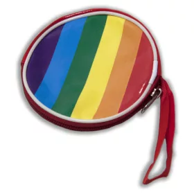 BÜSZKESÉG - LGBT ZÁSZLÓS ROUND PÉNZTÁRCA