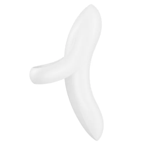 SATISFYER - BÁTOR LOVER FINGER VIBRÁTOR FEHÉR