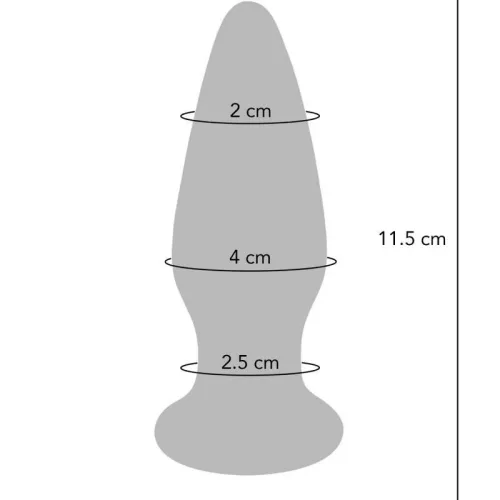 A Fénylő Rezgő Üvegdugó 11 x 4,2 cm