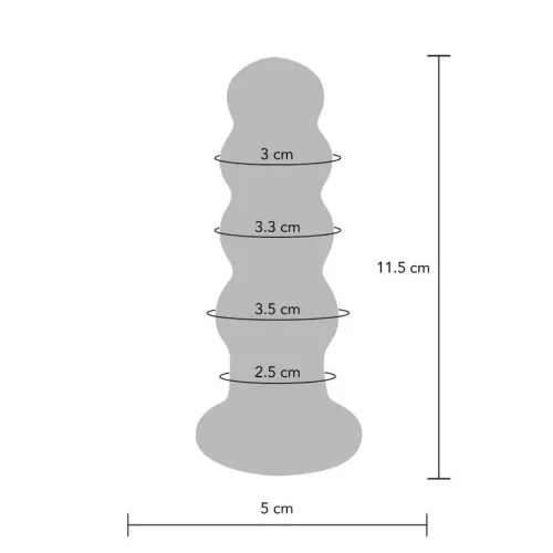 TOYJOY - A RAGYOGÓ ÜVEG BUTTPLUG-OT FOGJA