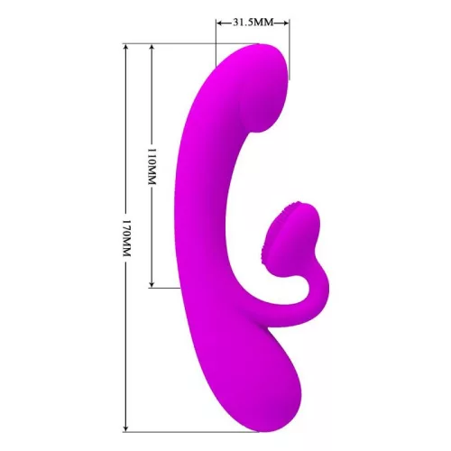 Vibro Rabbit Sincere 12 x 3,5cm