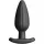 ELECTRASTIM - SZILIKON FEKETE ROCKER BUTT PLUG LARGE