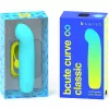 B SWISH - BCUTE CURVE VÉGTELEN KLASSZIKUS FELTÖLTHETŐ VIBRÁTOR KÉK SZILIKON