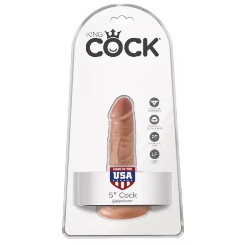 5" Cock  Tan