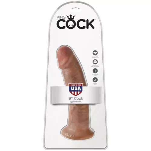 9" Cock  Tan