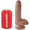 7" Cock with Balls  Tan