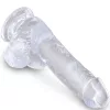 6" with balls Clear