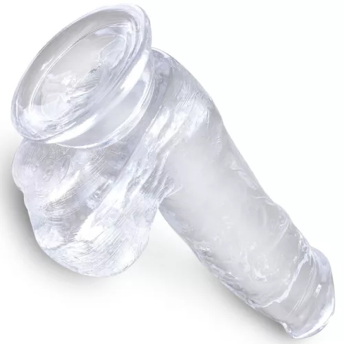 6" with balls Clear