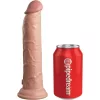 9" Dual Density Silicone Cock  Light