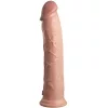 11" Dual Density Silicone Cock  Light