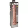 11" Dual Density Silicone Cock  Light