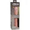 11" Dual Density Silicone Cock  Light