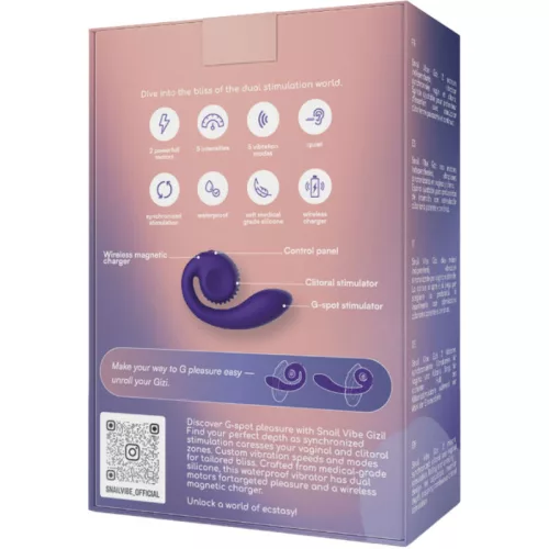 CSIGA HANGULAT - GIZI DUAL STIMULATOR LILA
