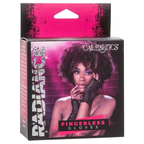 CALEXOTICS - érzéki ujj nélküli kesztyű, csillogó kiegészítő