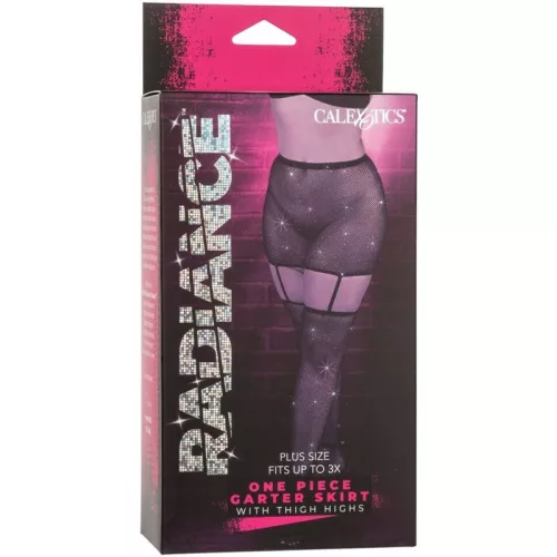 CALEXOTICS - RADIANCE HARISNYASZOKNYA COMBMAGASSÁG PLUSZ MÉRET