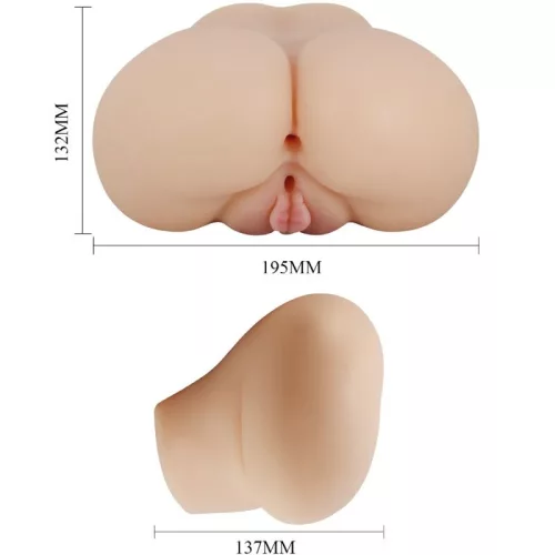 CRAZY BULL – REALISTA VAGINA ÉS ANUS LUNA VIBRÁTOR
