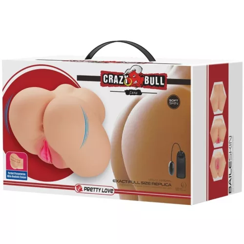 CRAZY BULL – REALISTA VAGINA ÉS ANUS LUNA VIBRÁTOR