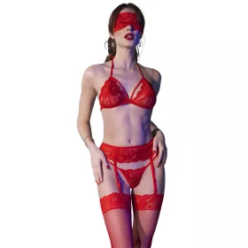 CHILIROSE - CR 4467 KÉSZLET NÉGY DARAB PIROS L/XL