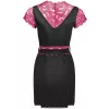 LIVCO CORSETTI DIVAT - KUMIKO LC 90428 KÖNTÖS + BUGYI FEKETE L/XL