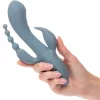 CALEXOTICS - VIBRÁTOR TRIPLE ECSTASY GREY
