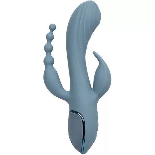 CALEXOTICS - VIBRÁTOR TRIPLE ECSTASY GREY