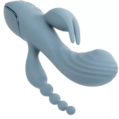 CALEXOTICS - VIBRÁTOR TRIPLE ECSTASY GREY