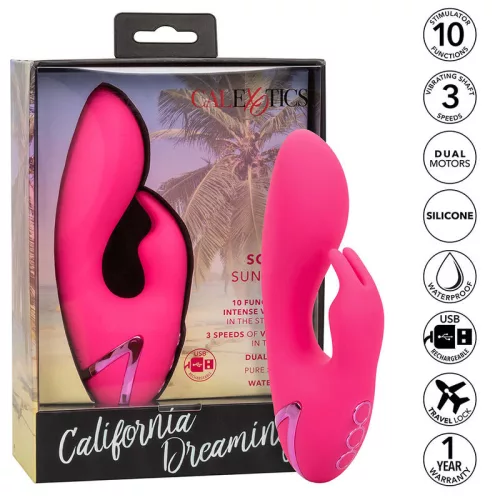 SZEKSZOTIKUSOK – SZÓVAL. CAL SUNSHINE VIBRÁTOR NYÚL FUKSSIA CALIFORNIA DREAMING-TŐL