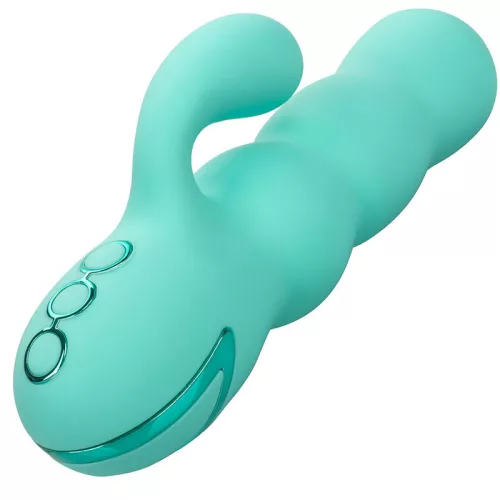 CALEXOTICS - DEL MAR DIVA VIBRÁTOR RABBIR AQUA GREEN A CALIFORNIA DREAMING-TŐL