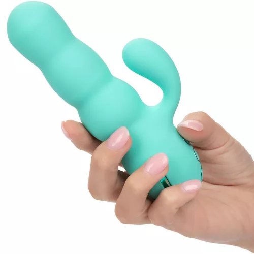 CALEXOTICS - DEL MAR DIVA VIBRÁTOR RABBIR AQUA GREEN A CALIFORNIA DREAMING-TŐL