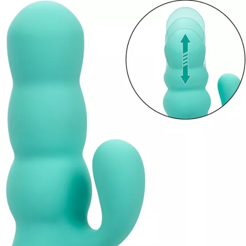 CALEXOTICS - DEL MAR DIVA VIBRÁTOR RABBIR AQUA GREEN A CALIFORNIA DREAMING-TŐL