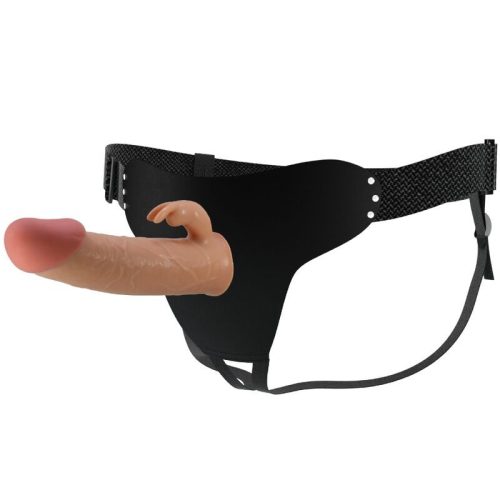 PRETTY LOVE - MAVIS HARNESS UNIVERSAL BRIEFS DILDÓVAL 19 CM TERMÉSZETES