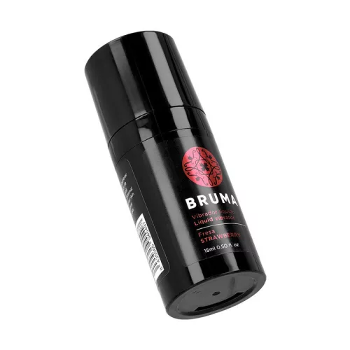 BRUMA – prémium folyékony vibrátor, ultra csúszós eper 15 ml