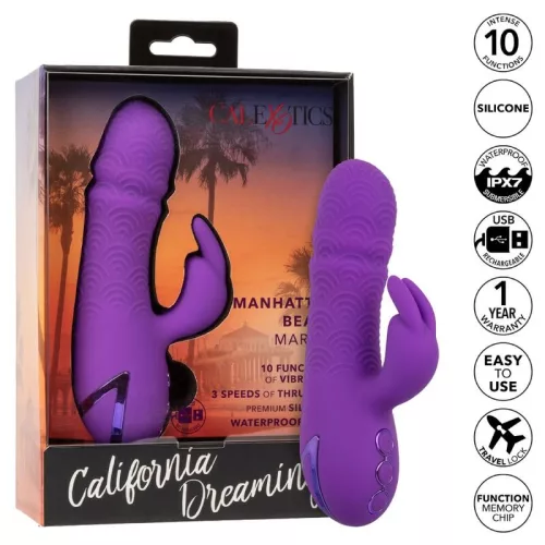 CALEXOTICS - MANHATTAN BEACH MARVEL VIBRÁTOR NYÚL LILA CALIFORNIA DREAMINGTŐL