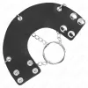 KINK - PÉNISZGYŰRŰ 4 CM LÁNC 7 CM FÉM BŐRÖV