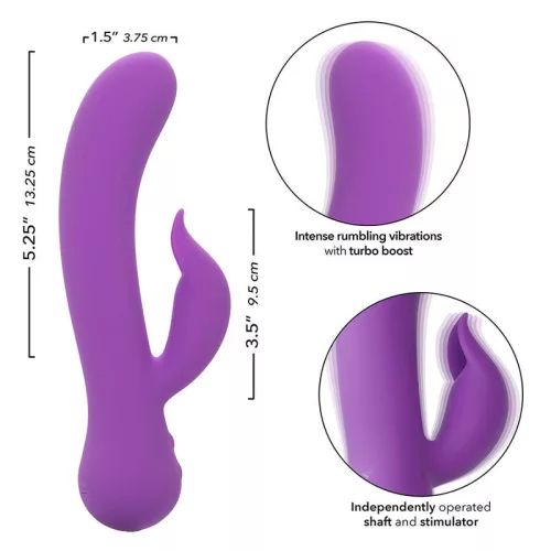CALEXOTICS – ELSŐ VIBRÁTOR PLEASER FELTÖLTHETŐ LILA