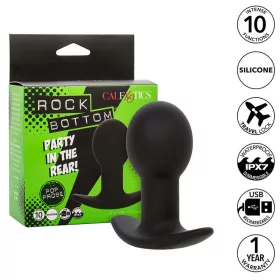   CALEXOTICS - ROCK BOTTOM ANAL PLUG 10 REZGÉS SZILIKON FEKETE