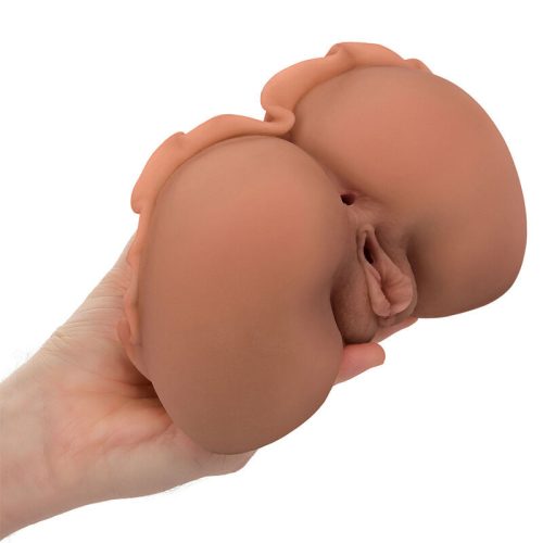 CALEXOTICS – A HAZATÉRŐ KIRÁLYNŐ DUPLA REALISTA MASZTURBÁTOR KARAMELL