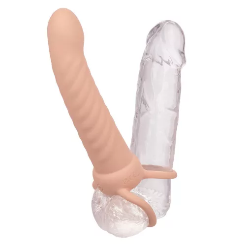 CALEXOTICS - MAXX BORDÁS DUPLA PENETRÁTOR 10 VIBRÁCIÓ HÚS