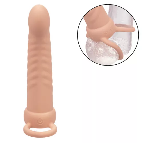 CALEXOTICS - MAXX BORDÁS DUPLA PENETRÁTOR 10 VIBRÁCIÓ HÚS